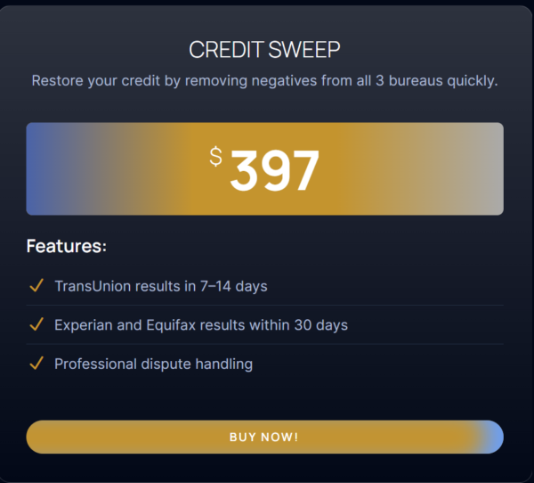 CREDIT SWEEP
