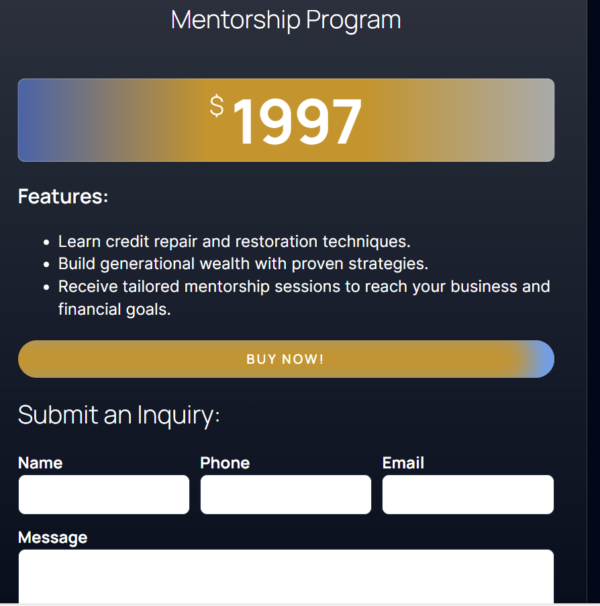 Mentorship Program